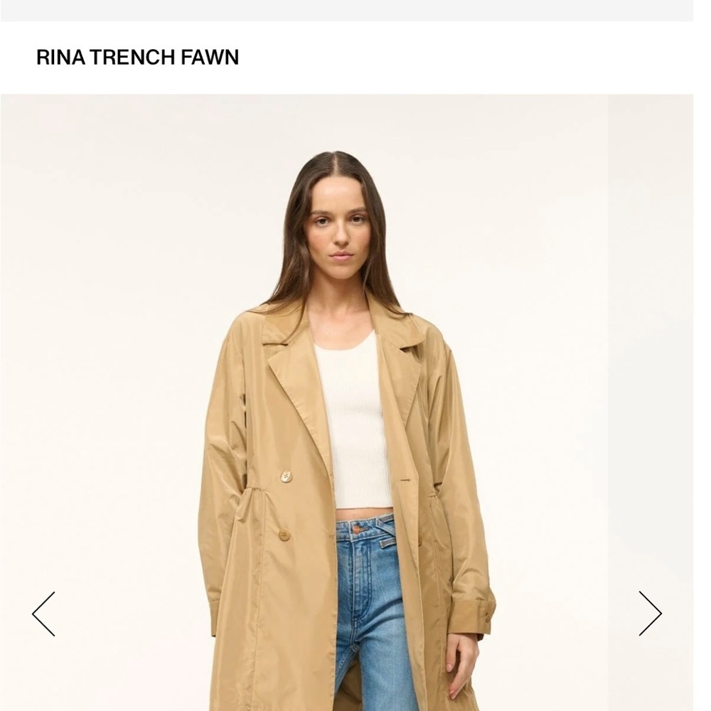 STAUD Fawn Trench Coat